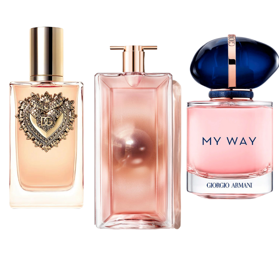 Set de 3 parfumuri: Dolce & Gabbana Devotion, My Way Giorgio Armani, Lancôme Idôle 100 ml