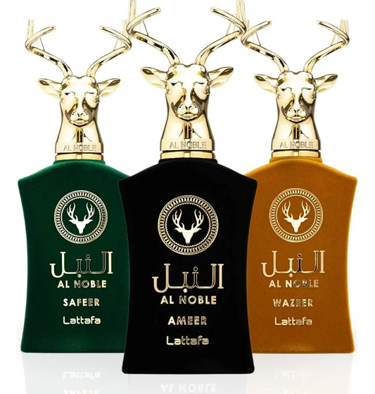Set de 3 parfumuri Al Noble Ameer Lattafa, Wazeer, Safeer Edp 100ml