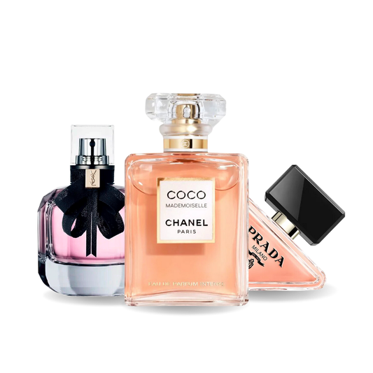 Set de 3 parfumuri: Prada Prada PARADOXE, COCO MADEMOISELLE, MON PARIS 100 ml