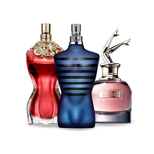 Set de 3 parfumuri: LA BELLE, ULTRA MALE, Gaultier SCANDAL 100 ml